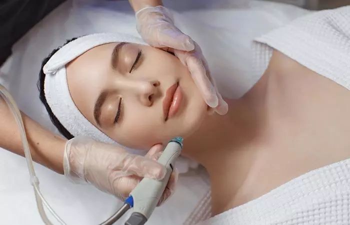 Skin booster treatment being performed at Dr. Sheetal's Aesthetic Clinic in Madurai